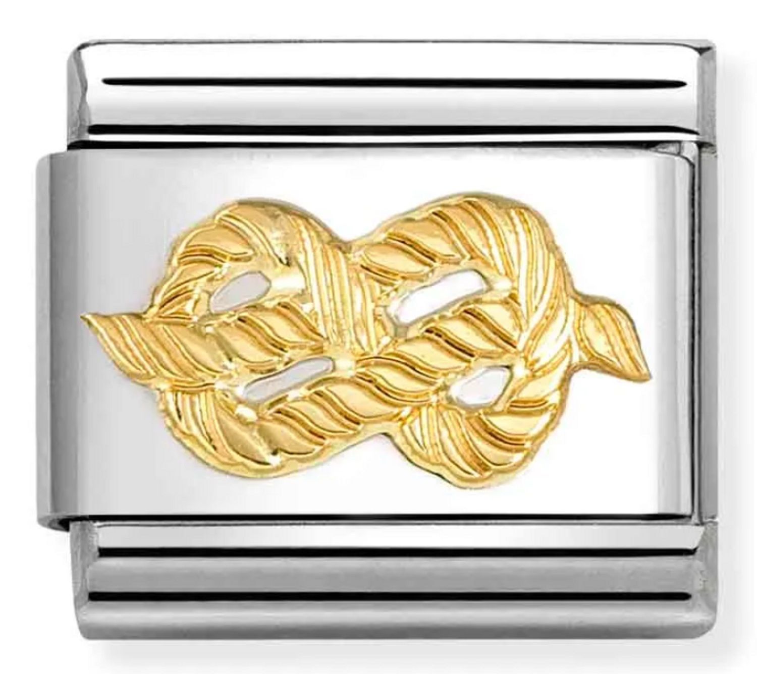 Charms Nomination Link 18K zawieszka złoto Wezeł nieskończoności 03014959.jpg